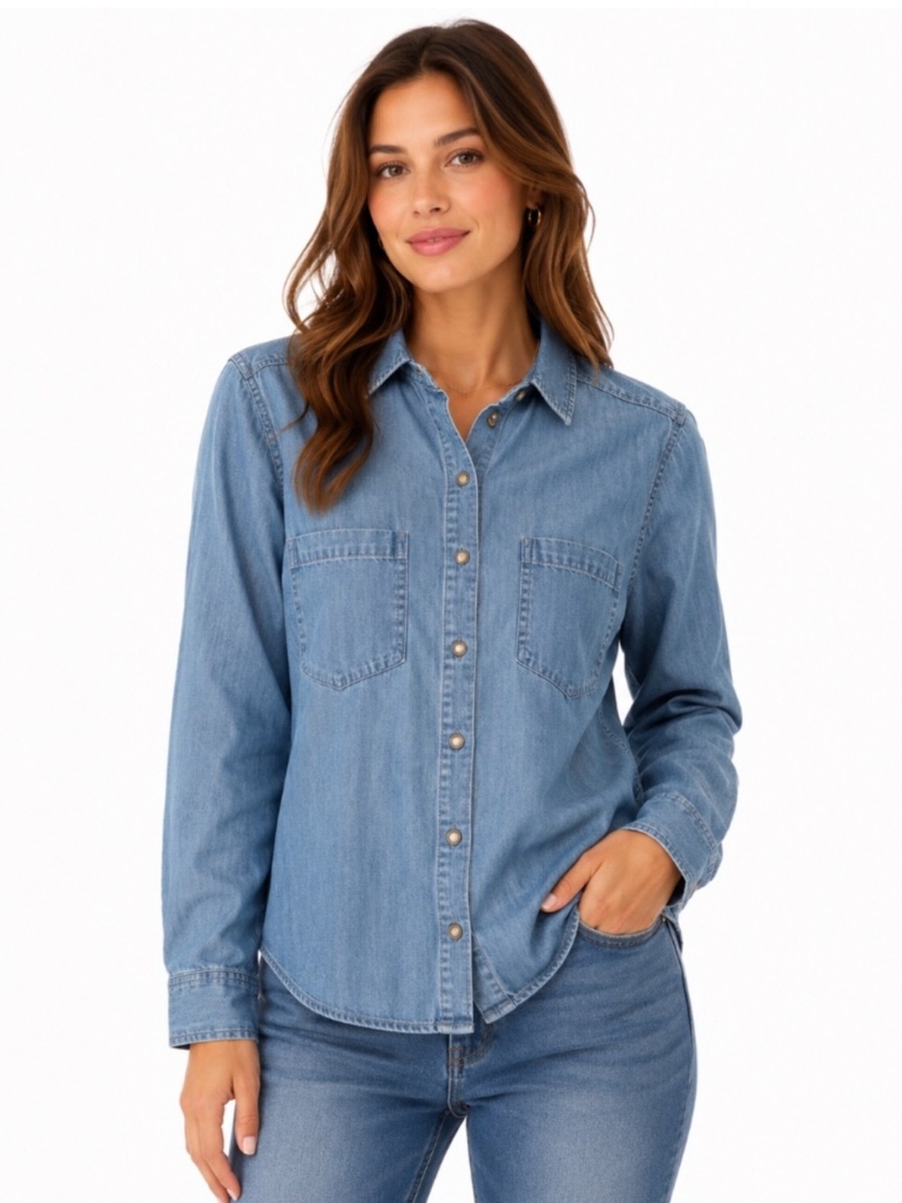 Untuckit Top Denim Blue